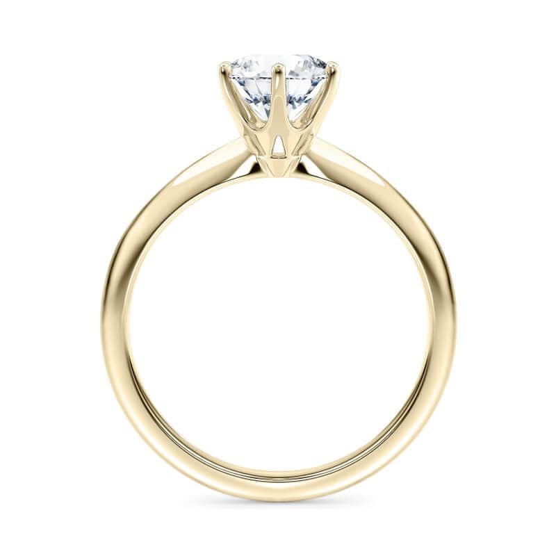 Vesper Platinum Diamond Solitaire Engagement Ring (1ct, F-VS2 or better) - Image 11
