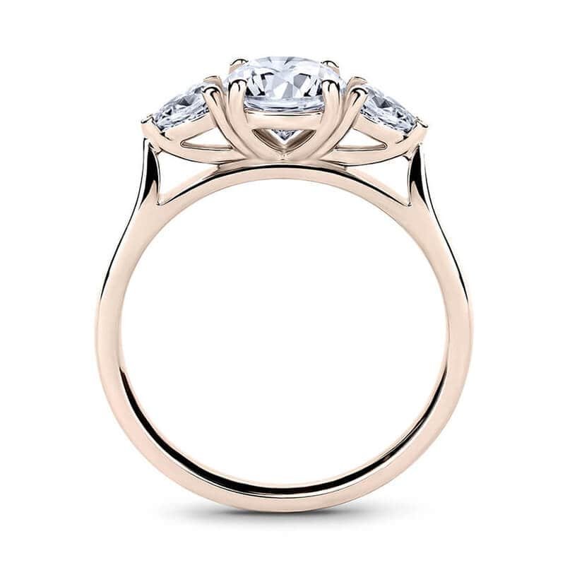 Renaissance Crown Wedfit Three Stone Diamond Engagement Ring (1ct, F-VS2 or better) - Image 10
