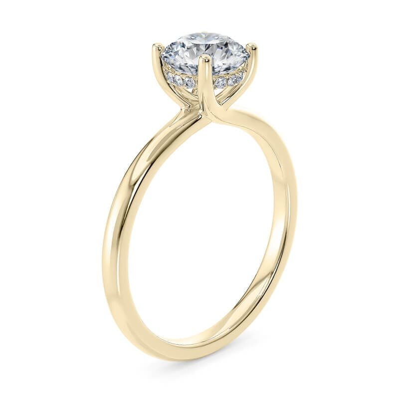 Helia Wedfit Diamond Solitaire Engagement Ring (1ct, F-VS2 or better)