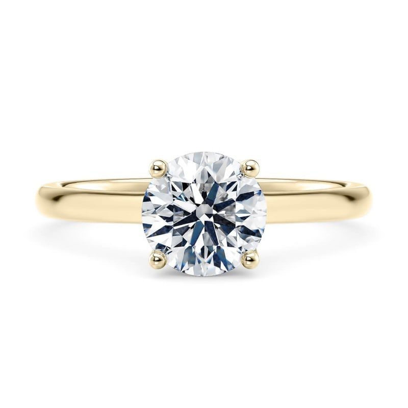 Helia Wedfit Diamond Solitaire Engagement Ring (1ct, F-VS2 or better) - Image 3