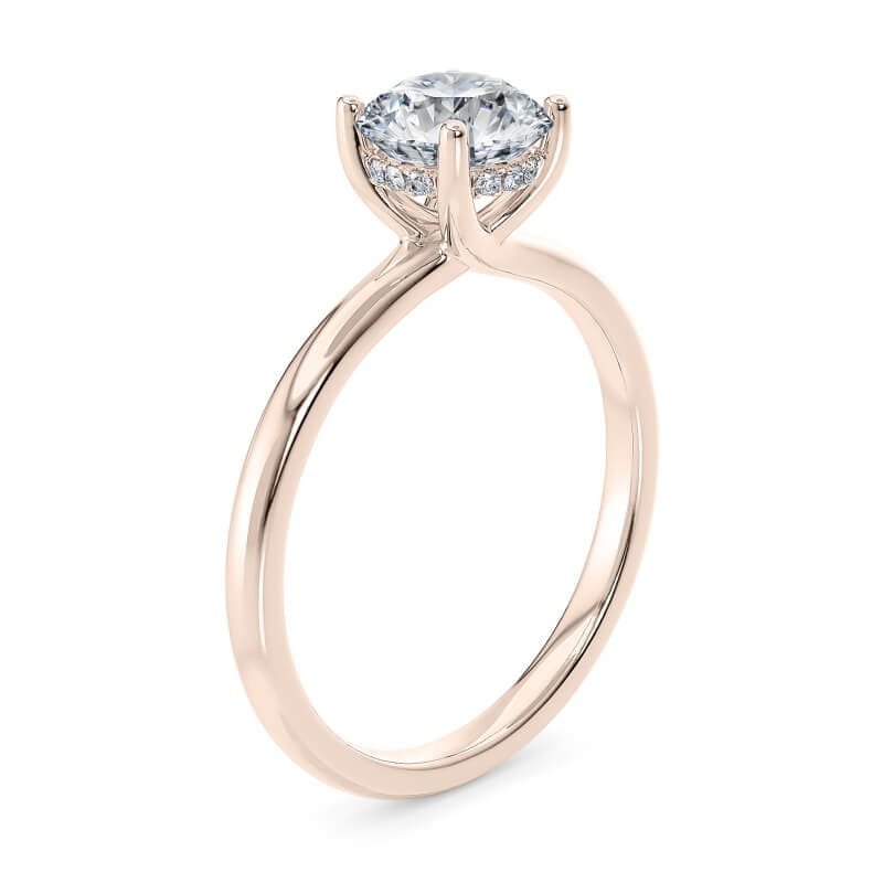Helia Wedfit Diamond Solitaire Engagement Ring (1ct, F-VS2 or better) - Image 6