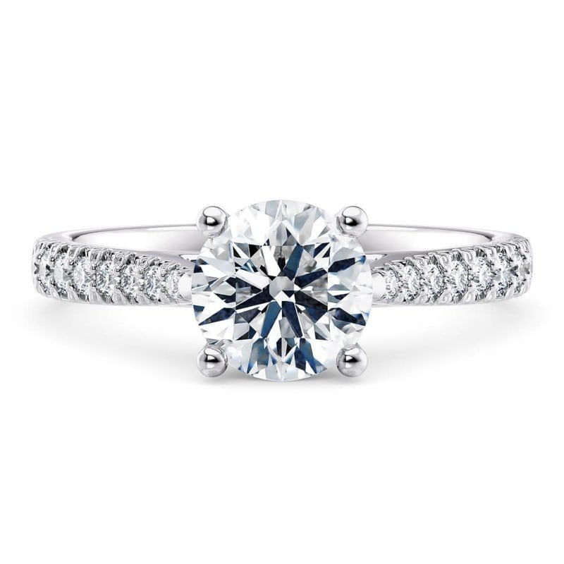 Kinora Wedfit Side Stone Diamond Engagement Ring (1ct, F-VS2 or better) - Image 6