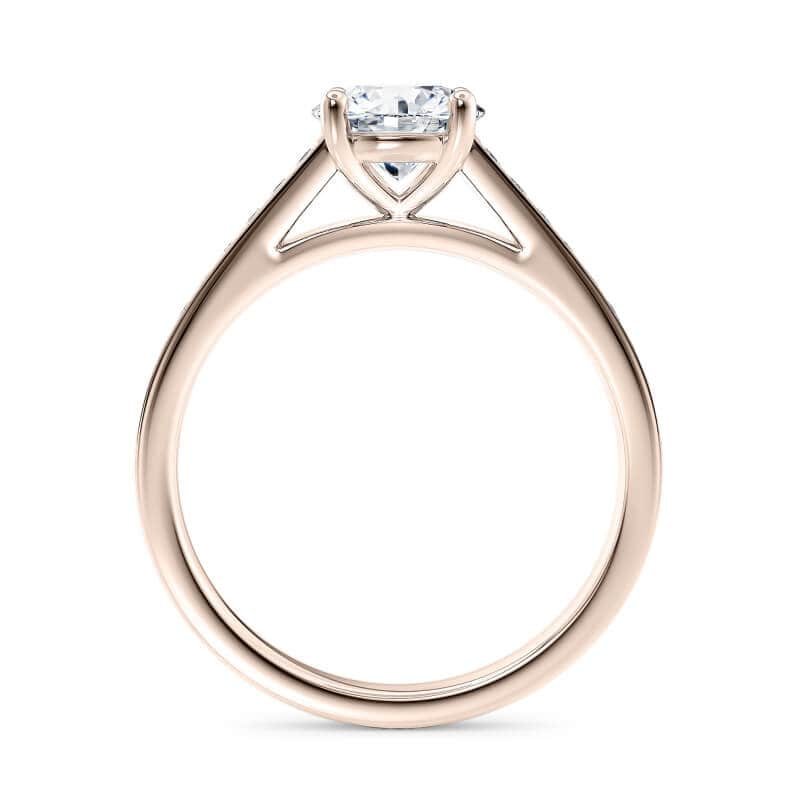 Cryselle Channel Diamond Engagement Ring (1ct, F-VS2 or better) - Image 11