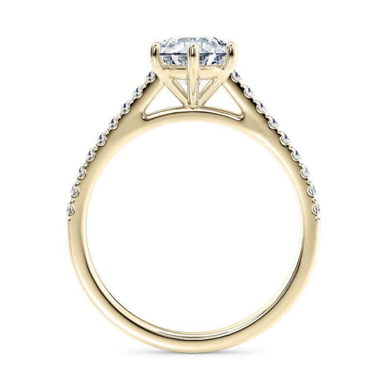 Vienna Vintage Side Stone Diamond Engagement Ring (1ct, F-VS2 or better) - Image 8