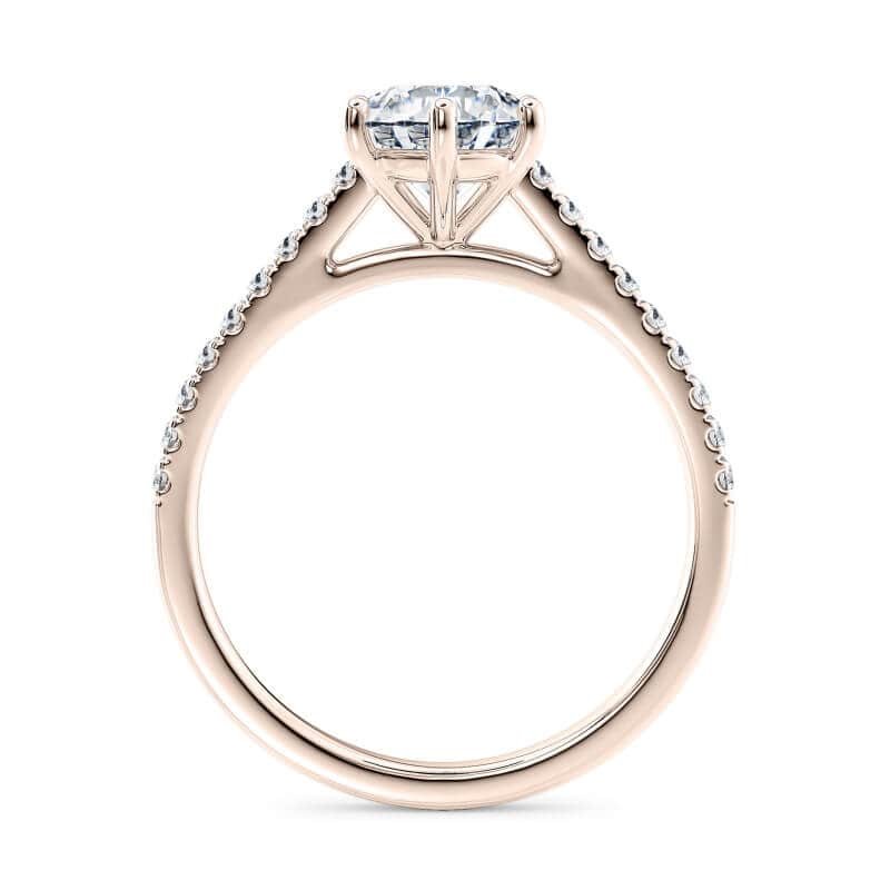 Vienna Vintage Side Stone Diamond Engagement Ring (1ct, F-VS2 or better) - Image 11