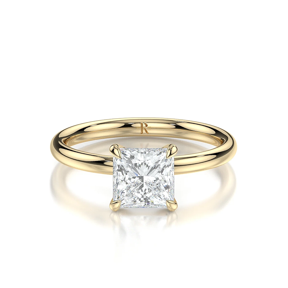 Platinum Solitaire Engagement Ring with Fancy Cut Diamond (1-2ct, F-VS2 or better) - Image 11