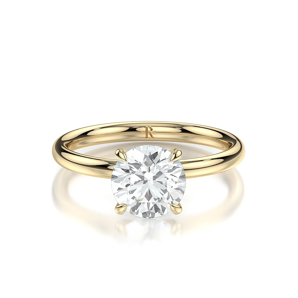 Platinum Solitaire Engagement Ring with Fancy Cut Diamond (1-2ct, F-VS2 or better) - Image 9