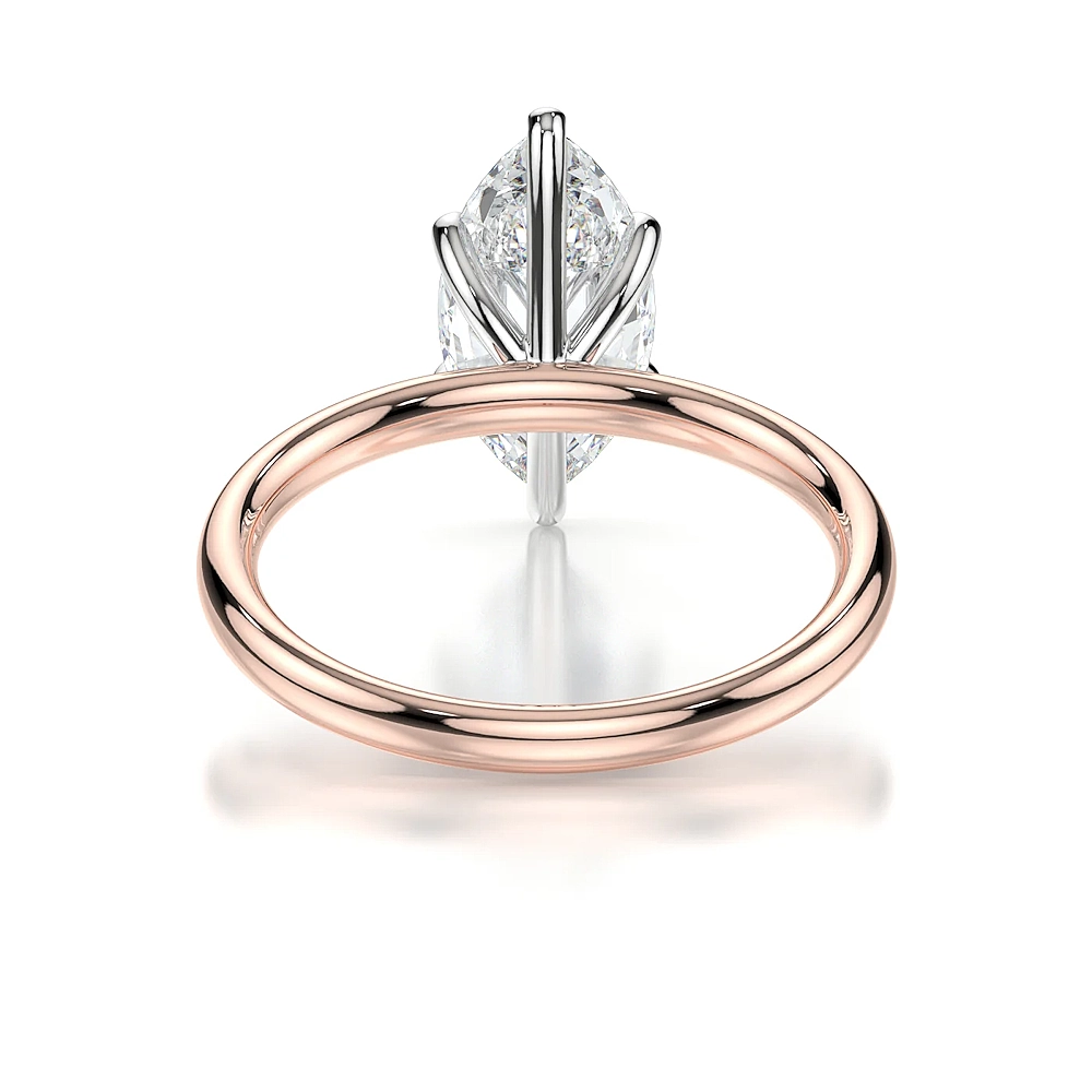 Platinum Solitaire Engagement Ring with Fancy Cut Diamond (1-2ct, F-VS2 or better) - Image 18