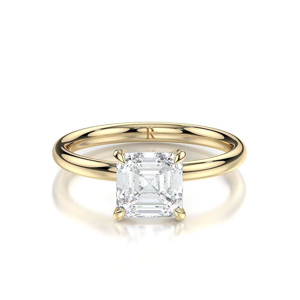 Platinum Solitaire Engagement Ring with Fancy Cut Diamond (1-2ct, F-VS2 or better) - Image 16