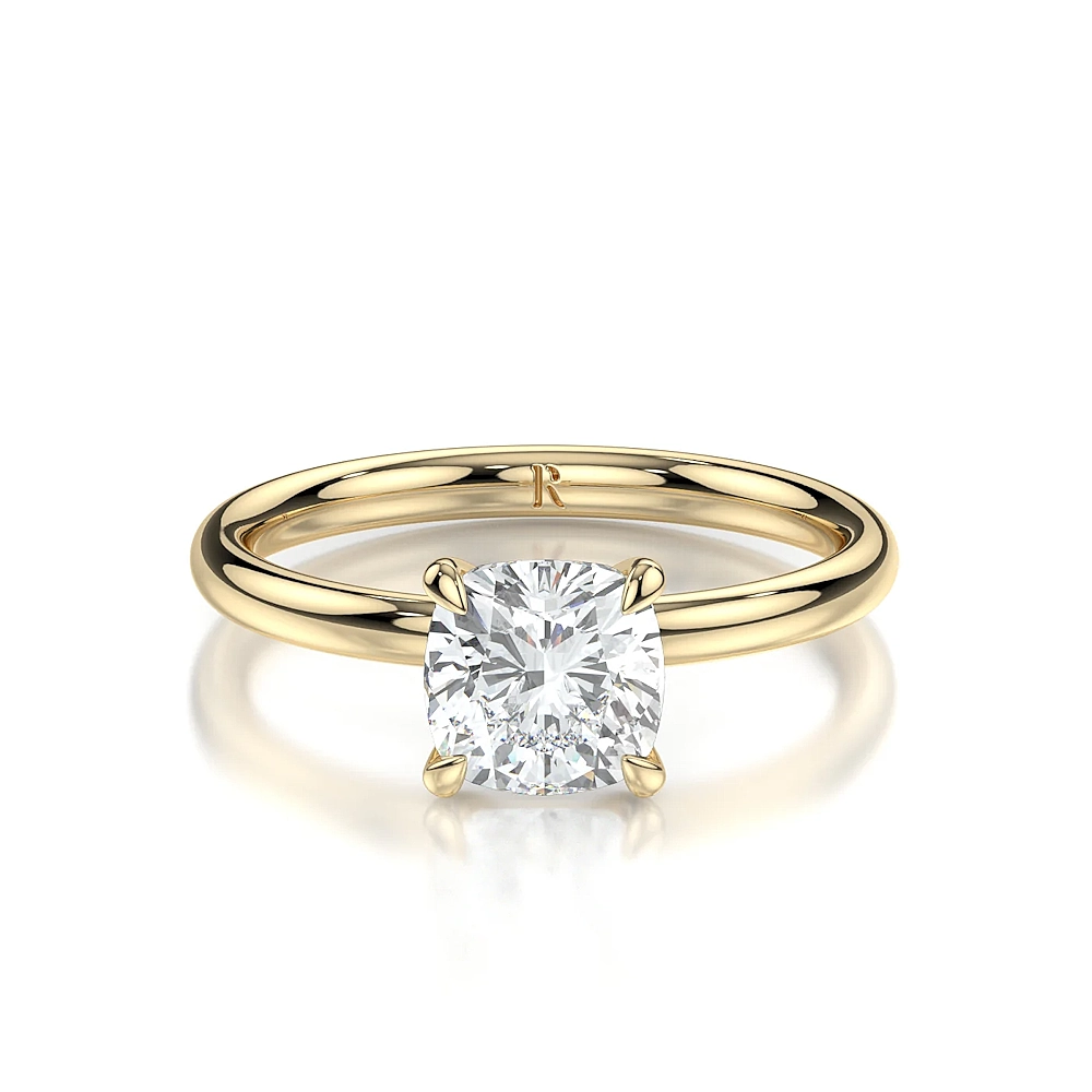 Platinum Solitaire Engagement Ring with Fancy Cut Diamond (1-2ct, F-VS2 or better) - Image 15