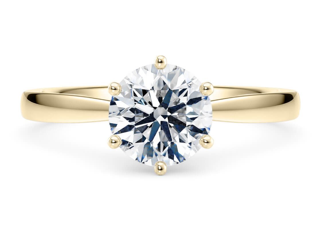 Gleam Reverie Platinum Diamond Solitaire Engagement Ring (1ct, F-VS2 or better) - Image 6