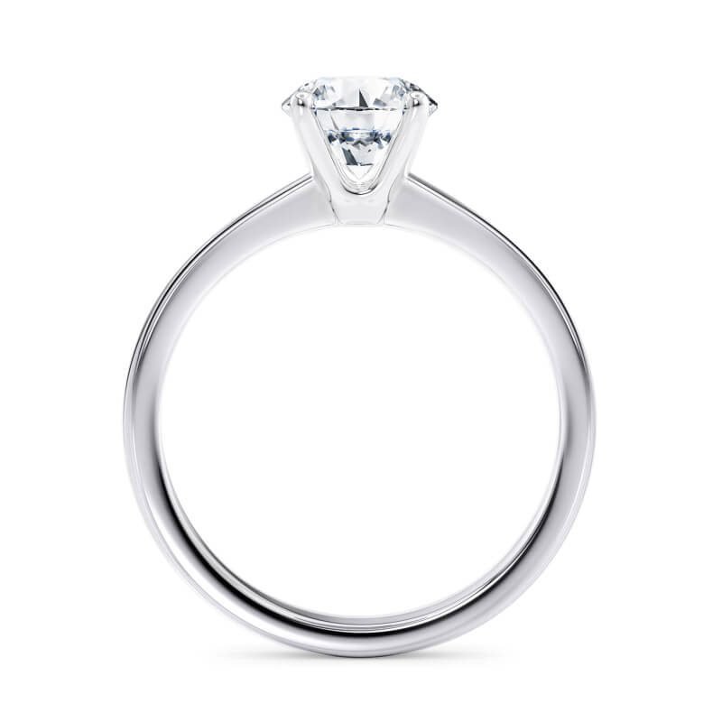 Vienna Classic Diamond Solitaire Engagement Ring (1ct, F-VS2 or better) - Image 3